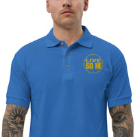 LIVE SO HI EDITION "GOLD" - EMBROIDERED POLO SHIRT