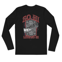 LIVE SO HI VEGAS EDITION "KING" - LONG SLEEVE FITTED CREW