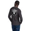 Vince" Knights and Raiders" Long Sleeve Fitted Crew