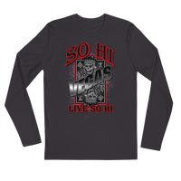 LIVE SO HI VEGAS EDITION "KING" - LONG SLEEVE FITTED CREW