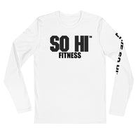 SO HI ON FITNESS - LONG SLEEVE FITTED CREW