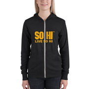 LIVE SO HI CHILL EDITION "GOLD" - Unisex zip hoodie