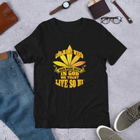 LIVE SO HI CHILL (GOLD) - Short-Sleeve Unisex T-Shirt