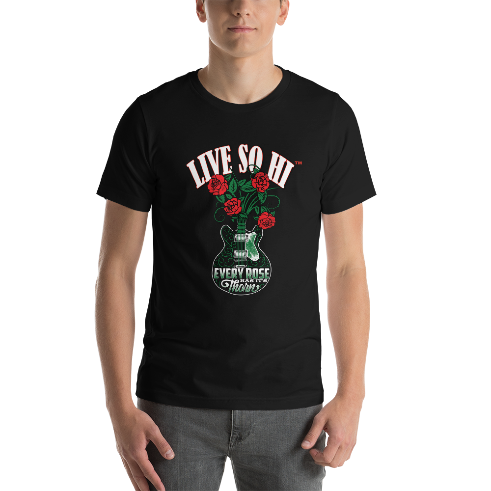 LIVE SO HI INSPIRED (ROSE) - Short-Sleeve Unisex T-Shirt