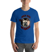SO HI Beat Friends Collection "Frenchie" - Short-Sleeve Unisex T-Shirt